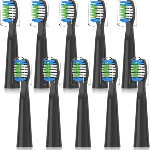 Ersättningshuvuden för Bitvae D2 eltandborste, soniska eltandborsthuvuden för Bitvae Daily D2 eltandborste, 10-pack