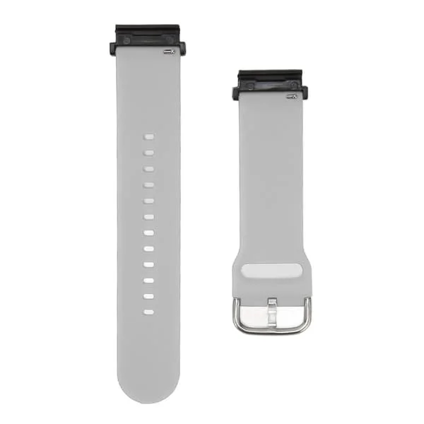 22mm Silikon Smart Sportklocka Armband Kompatibelt med Garmin Fenix 7 6 5 Grå