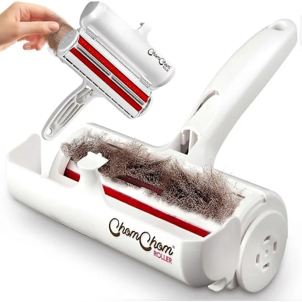 Roller Pet Hair Remover and Reusable Lint Roller - Cat and Dog Hair Remover for Furniture, Sofa, Carpet, Clothes and Bedding
