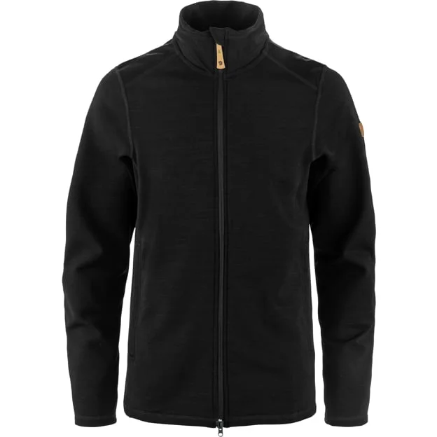 Fjällräven Men's Keb Fleece in Black/Schwarz, G-1000 /Wolle | Size: Medium