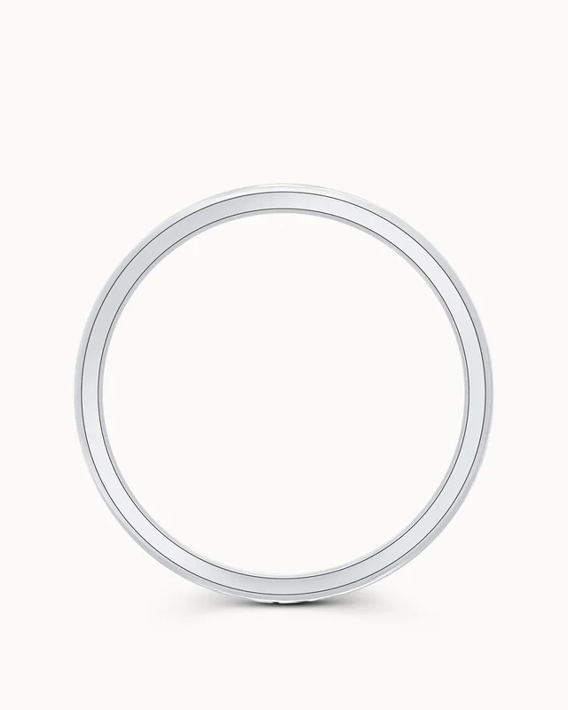 Glatt Ring Dame Naomi 950 Platina 2Mm - Forlovelsesringer & Gifteringer hos Vanbruun