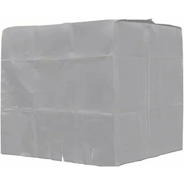 Water Tank Cover, SL.GT IBC Tank Cover for 1000L Tank, Water Tank Container Protective Cover, Dustproof Anti-UV Rainproof, 120x100x116cm (Grey)