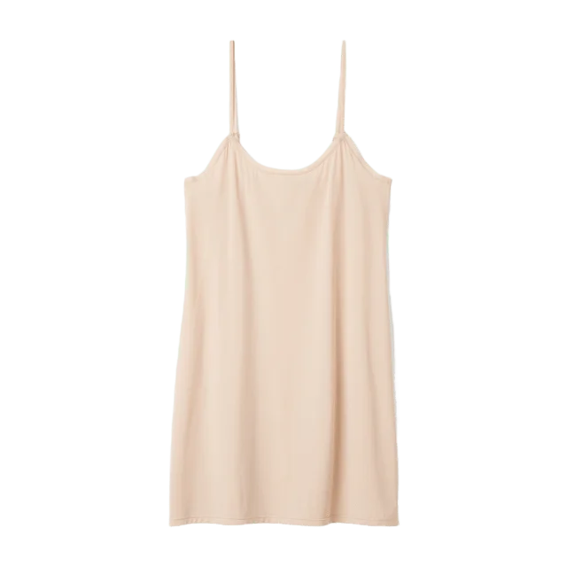 Å WOMAN Underklänning med smala band STELLA Shape Beige L