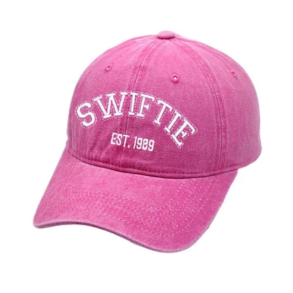 Taylor Swift 1989 Baseball Caps Women Swiftie Trucker Cap Hip Hop Trucker Cap Fans Gift Rose Red