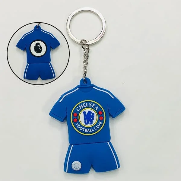 Gos- Jalkapalloseuran MM-kisojen maajoukkueen tunnus PVC Mini Jersey -avaimenperä Chelsea