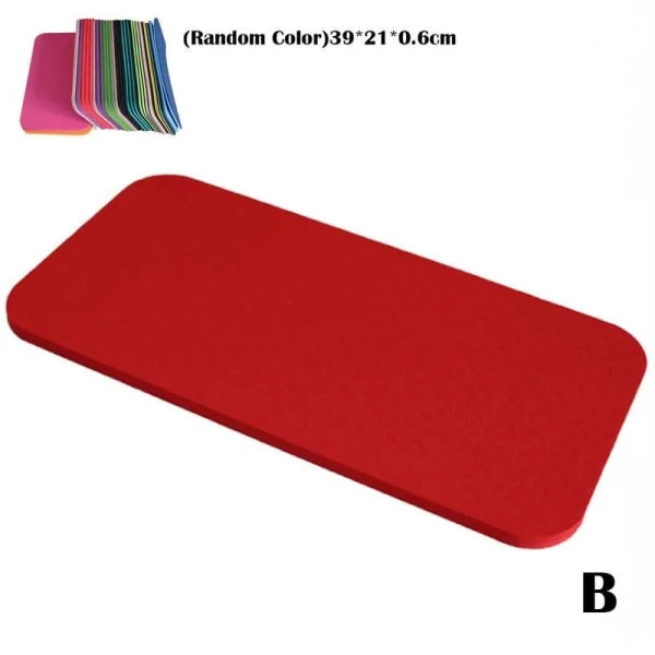 1. Yogamåtte Knæbeskyttelse Skridsikker Fugtbestandig Yogamåtte Cus Multi-colorB M