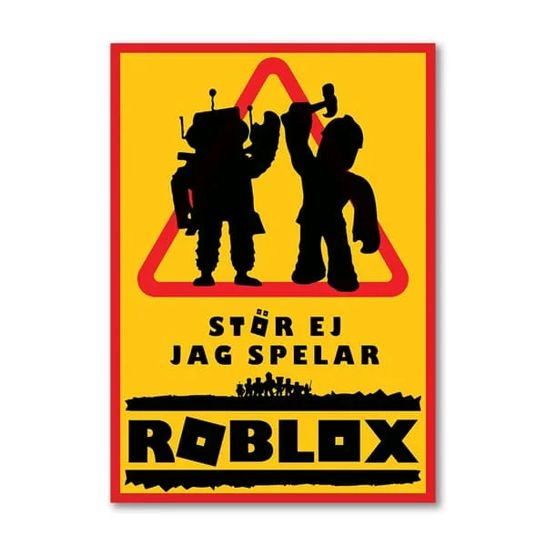 Roblox Ikke forstyrr-skilt / Varselskilt 200 Skilt