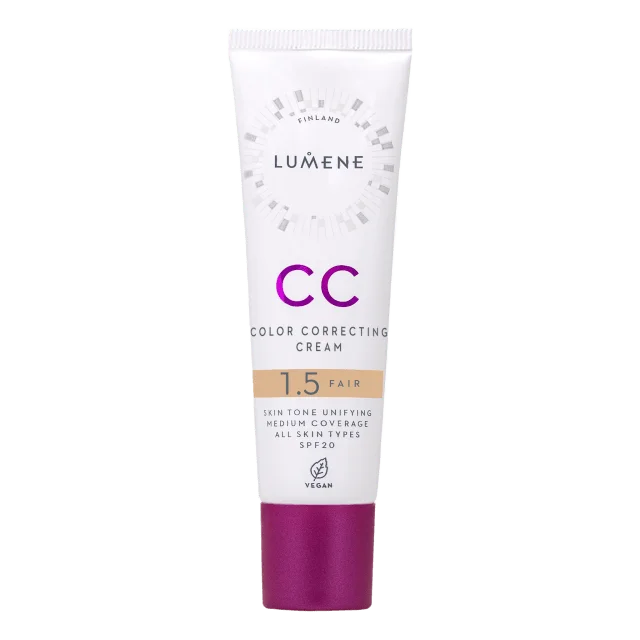 Lumene CC Color Correcting Cream SPF 20 Foundation Dam Beige 30ML