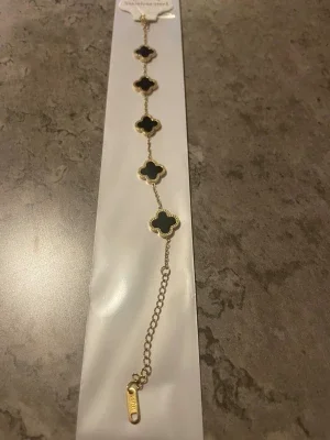 Fyrklöver armband, 18K PVD Pläterat!