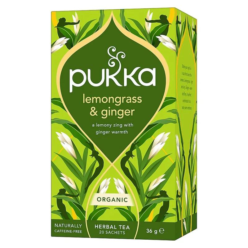 3 for 2 - Pukka Lemongrass & Ginger te Ø 20 breve, Helse & Madvarer, Te, Øvrig Te