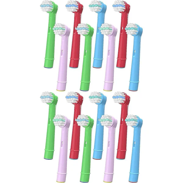16 kpl Lasten Hammasharjan Päät Yhteensopiva Oral B:n Kanssa, Lasten Sähköhammasharjan Päät Yhteensopiva Br:n Kanssa