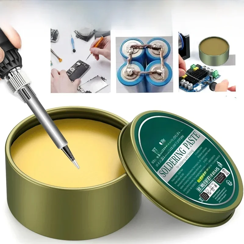 AliExpress - Pâte à souder Flux de colophane 10g/30g/100g Flux de soudage sans plomb réparation de fer pâte à souder étain à souder huile à souder 