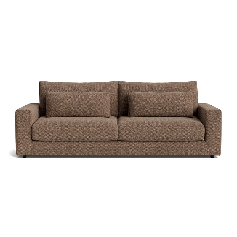 Sevilla 3 personers sofa - Nordic Brun - 238x108x85 - Sofa, 3 personers sofa