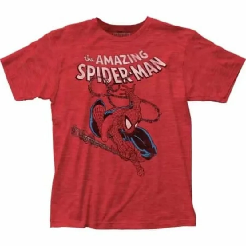 AliExpress - 2026 Marvel Spider Man Print Kurzarm für Damen Trendy Street Kid Erwachsene Herren T-Shirt Eltern Kind Kinder Baumwoll-T-Shirt