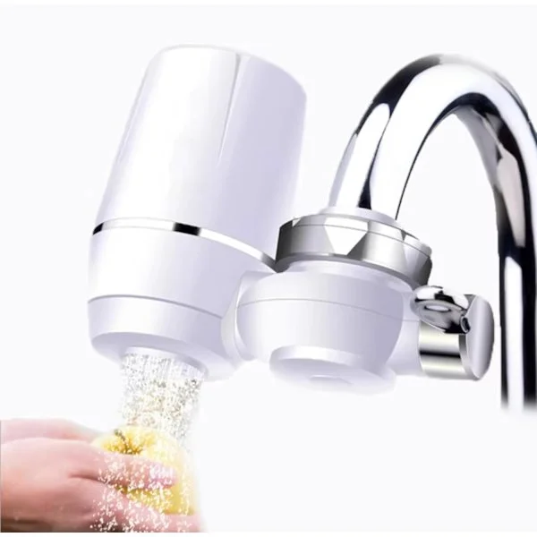 [KK] Tap Water Filter for Sink, Fast Flow, 400 Gallons, Faucet Mounted Tap Water Filtration System