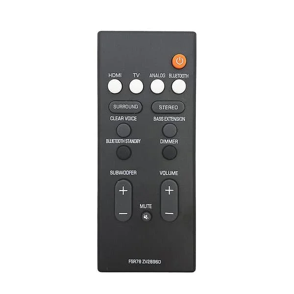 Fsr78 Zv28960 Fjärrkontroll för Yamaha Soundbar Yas-106 Ats-1060 Yas-107