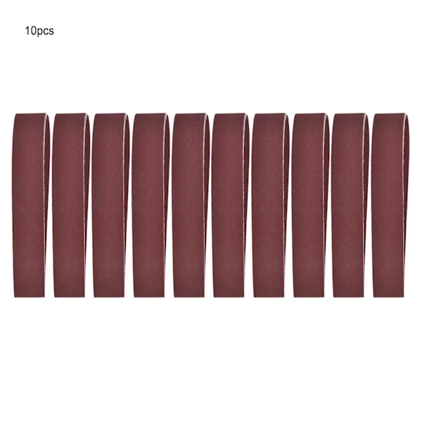 10 stk. 760x25 mm slipebånd 30x1 tomme for båndsliper 240-1000 korning 600 korning