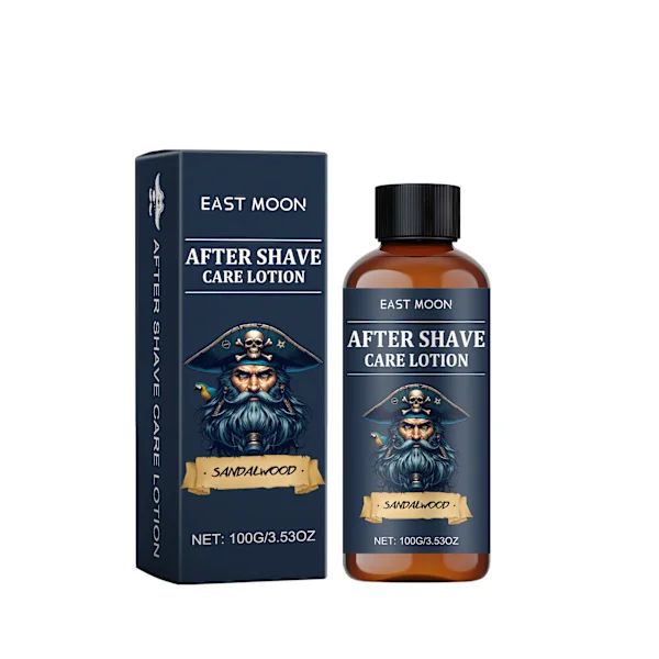 Aftershavekräm för män, uppfriskande ansiktsvård, återfuktande och glansförbättrande efter rakning.