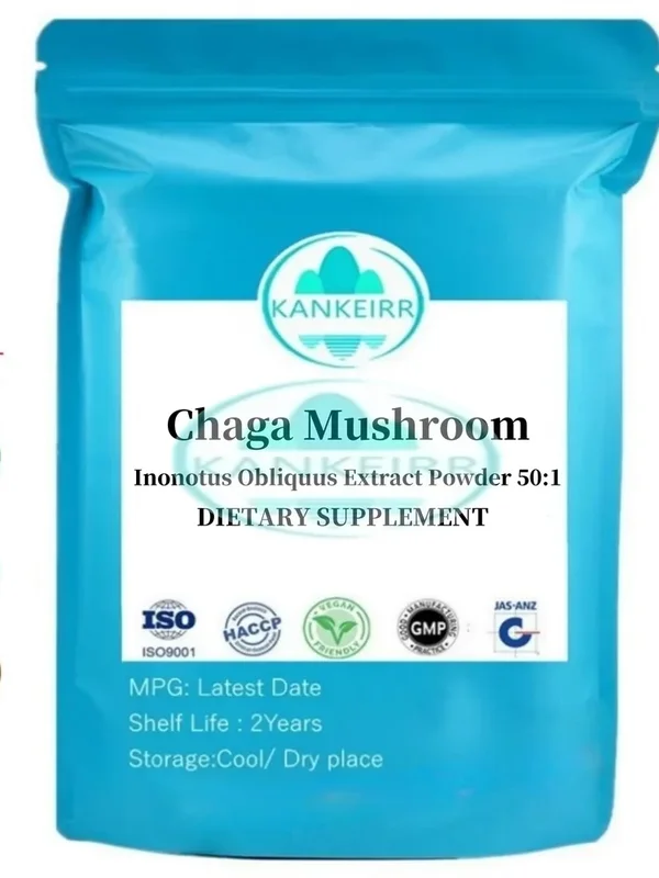 AliExpress - Emballage personnalisé pour poudre d'extrait de champignon 100% Chaga 50:1, emballage supplémentaire, sac en aluminium de poudre d'ONotus