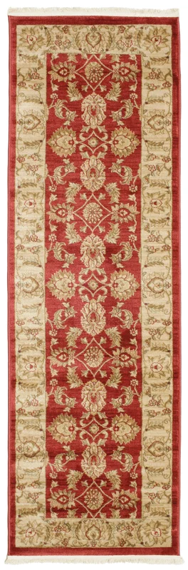 Ziegler Kaspin Red Runner Rug Small Oeko-Tex