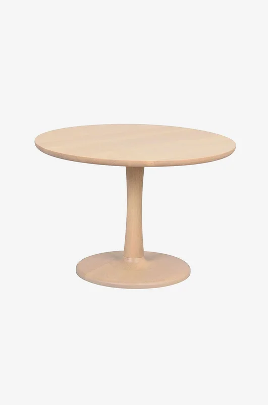 Rowico Home - Hobart soffbord runt Ø60 - Vit - Soffbord - Från Homeroom