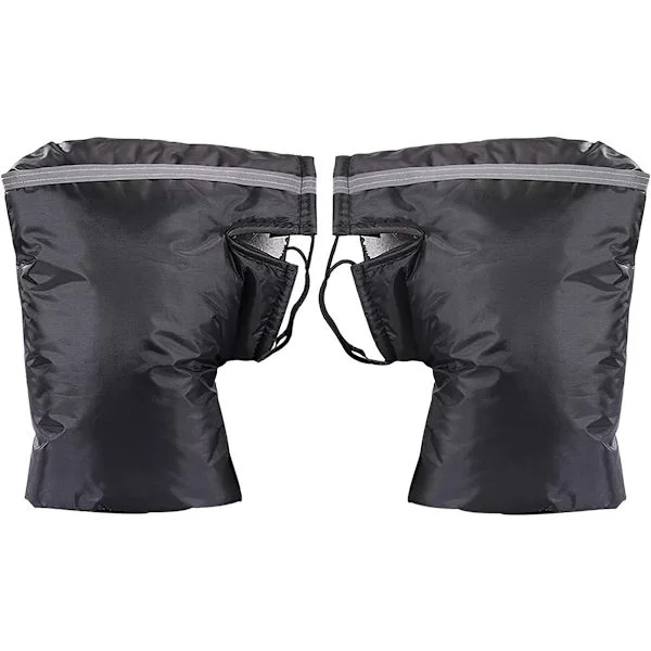 Vinter sykkelhansker - Varme sykkelhansker - Med refleksstriper - Sykkeltilbehør - Unisex - Vanntett og vindtett - Oxford-stoff
