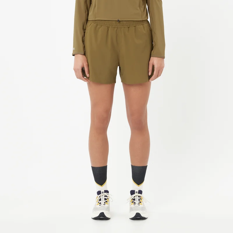Salomon - Shorts Shkout Core Shorts 4" W - Brilliant Olive