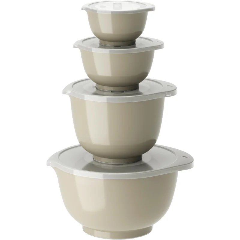 Rosti NEW Margrethe skåle 0,25 + 0,5 + 1,5 + 3 liter, humus | KitchenOne