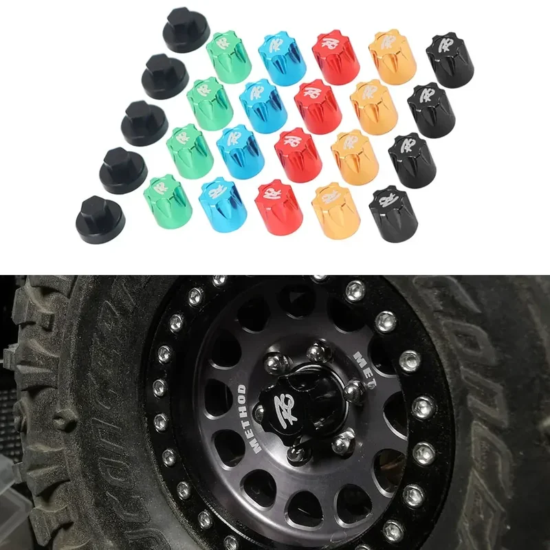 AliExpress - Metall Felge Mitte Kappe Staub Kappe M4 Mutter 4PCS für 1/10 RC Crawler Auto Axial SCX10 D90 TRX4 TF2 CC01 Capra Upgrade