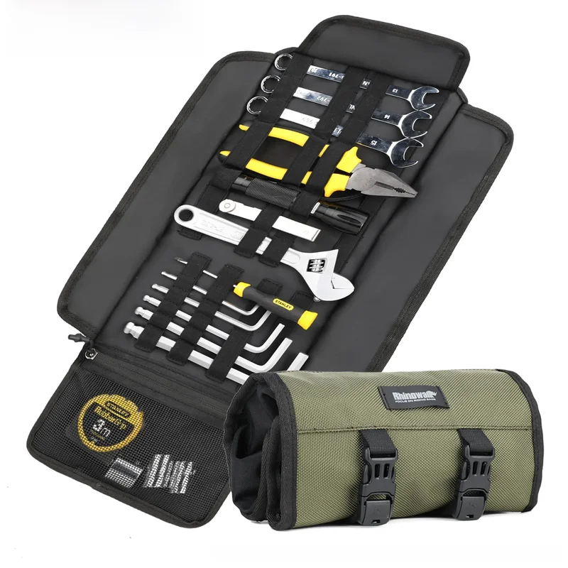 AliExpress - Rhinowalk – sac à outils pour moto, boîte à outils en rouleau, sac de selle, Kit de réparation Portable, pochette de rangement, sac à 