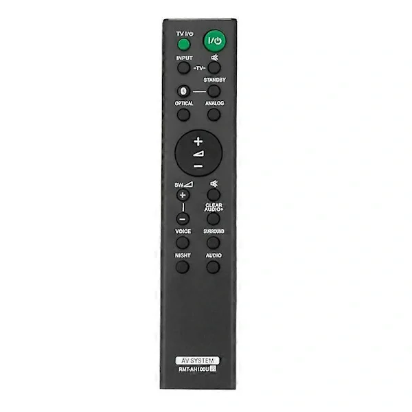 100U erstatningsfjernkontroll for Sony HT-CT180 SA-CT180 HTCT180 SACT180 lydplanke lydsystem
