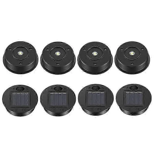 8 st solcellslampor ersättningsdelar för solcellslyktor LED solcellspanel lyktlock lampor för utomhusbruk CEdition 0301