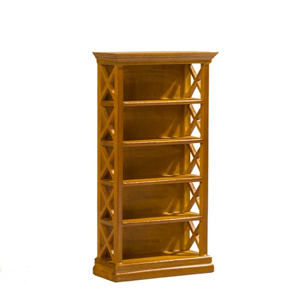 1:12 Dockhus Miniatyrbokhylla Förvaringsskåp Matbord