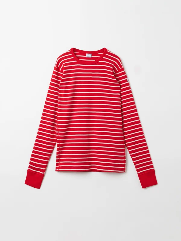Gestreiftes Shirt, Erwachsene - S - de - red - Polarn O. Pyret