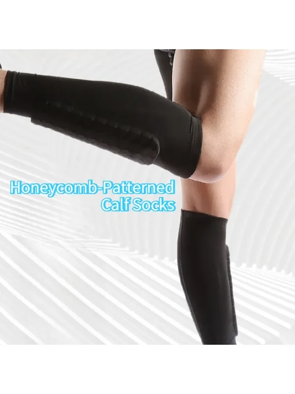 AliExpress - Honingraat scheenbeschermers - Slim-fit geïntegreerde kuitbescherming Sport-impactbeschermingsuitrusting voor hardlopen, wandelen, 