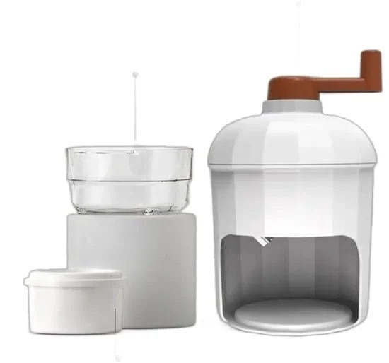 Manuell isknuser – Slushmaskin, knust ismaskin, med isform, BPA-fri