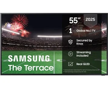 Samsung-TQ55LST7DATXXC-Samsung 55" The Terrace 4K Neo QLED Mini LED utendørs-TV-Tv-46–55 tommer