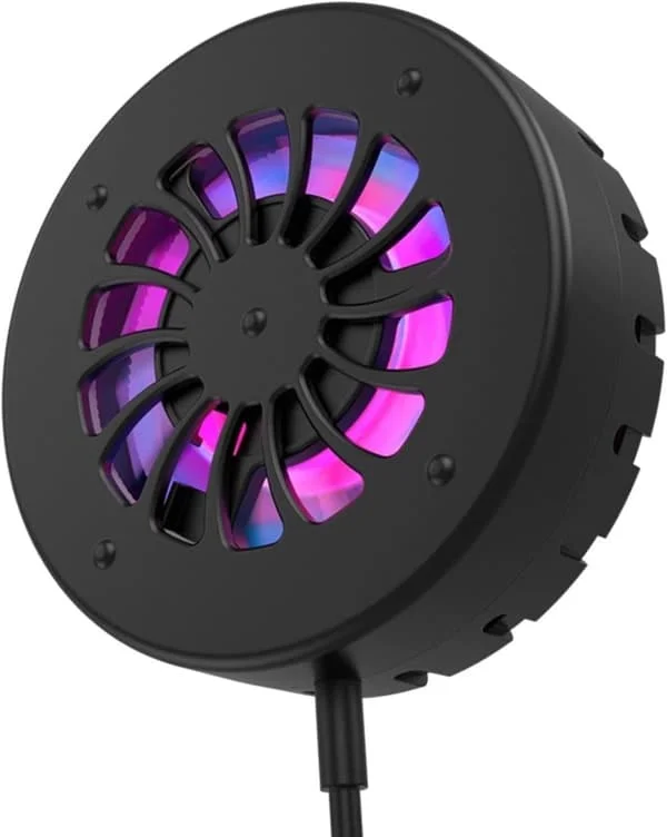 Magnetic Cooler Radiator suitable for iPhone 15W Wireless Charger, Wireless Charger for Gaming Heat Dissipation (Black)