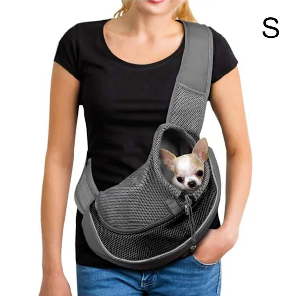 Pet Carrier for Transport, Shoulder Strap, Ventilated Mesh, Transport Cage for Small Dogs and Cats, Pet Harness, Pet Backpack