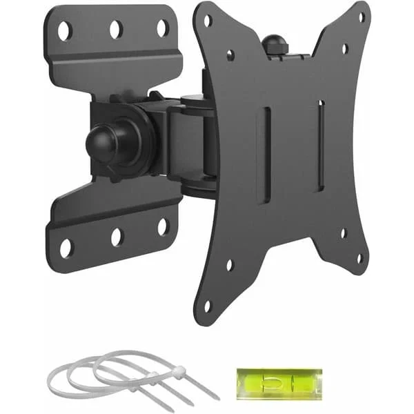 Universal Tilt and Swivel Wall Mount for 13-30" Monitors and Flat/Curved TVs, up to 25 kg, VESA 75x75 / 100x100mm
