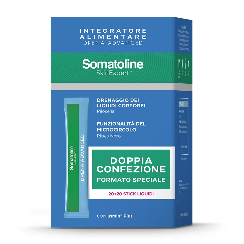 Somatoline Drenanti Drena Advanced 20+20pz - Integratore Drenante
