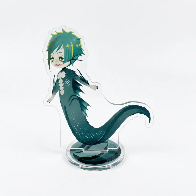 AliExpress - Porte-clés en acrylique Twisted Wonderland 10cm Chibi Malleus Riddle Azul Idia Vil Ace Décoration de bureau Cadeau de collection pour 