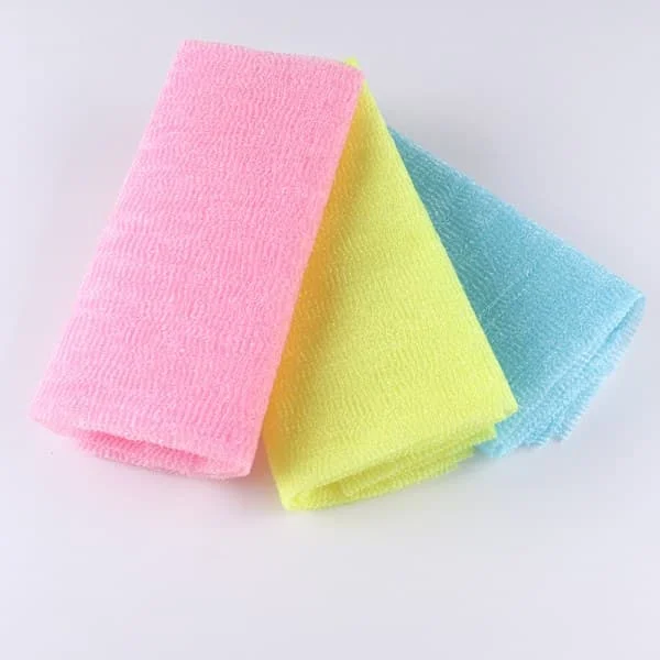 Exfolierande Tvättlapp Handduk 4st Japansk Tvättlapp Nylon Skönhet Hud Bad Tvätt Handduk Svamp Koreansk Loofah Bad