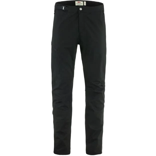 Fjällräven Abisko Hike Housut 44/LONG - Miehet - Black - Vaellushousut