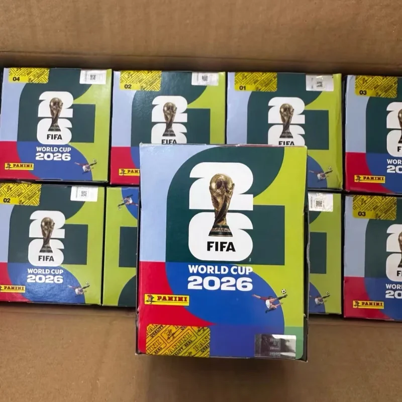 AliExpress - Panini 2026 FIFA World Cup Offizielle Sticker-Sammelbox - Lizenzierte Komplettbox mit Sticker-Album, Authentische Fußballspieler-Sticker