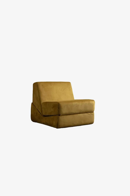 Hanah Home - 1-seters sovesofa Origami - Gul - Lenestoler - Fra Homeroom