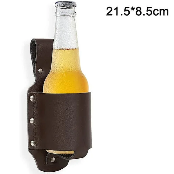 Beer Holster for Bottles and Cans up to approx. 0.5 Liters, Beer Holder