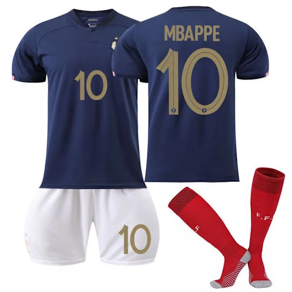 Ranska pelipaita MM 2022 Ranska pelipaita setti No.10 Mbape