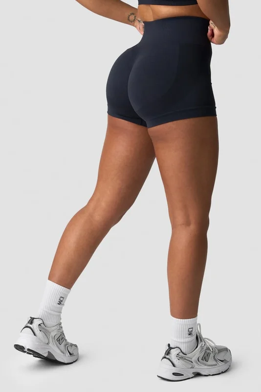 ICANIWILL - Smooth Seamless Shorts Navy- Shorts - Dames - sportkleding van ICIW