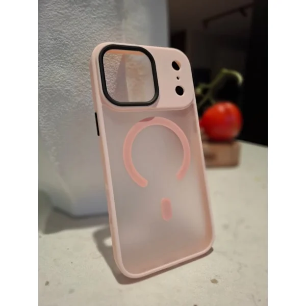 Kompatibel med iPhone 17 PRO Skal MagSafe TPU - ROSA